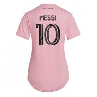Echipament fotbal Inter Miami Lionel Messi #10 Tricou Acasa 2023-24 pentru femei maneca scurta